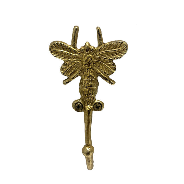 Bee Wall Hook Brass Finish