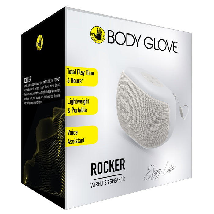Body Glove ROCKER Wireless Speaker - White (BGAU-SPKROCK-WH)