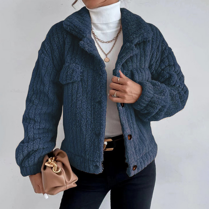 Mandy | Women's Button-Down Sherpa Jacket