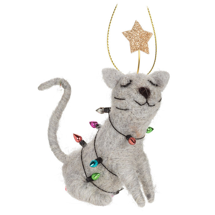 Ornament - Cat with lights