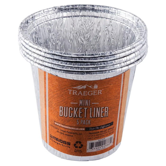 Traeger - Mini Grease Bucket Liners - 5 Pack - Ranger