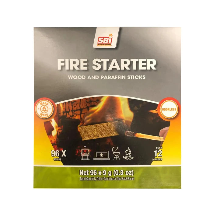 WOOD PARTICLES & WAX FIRE STARTER