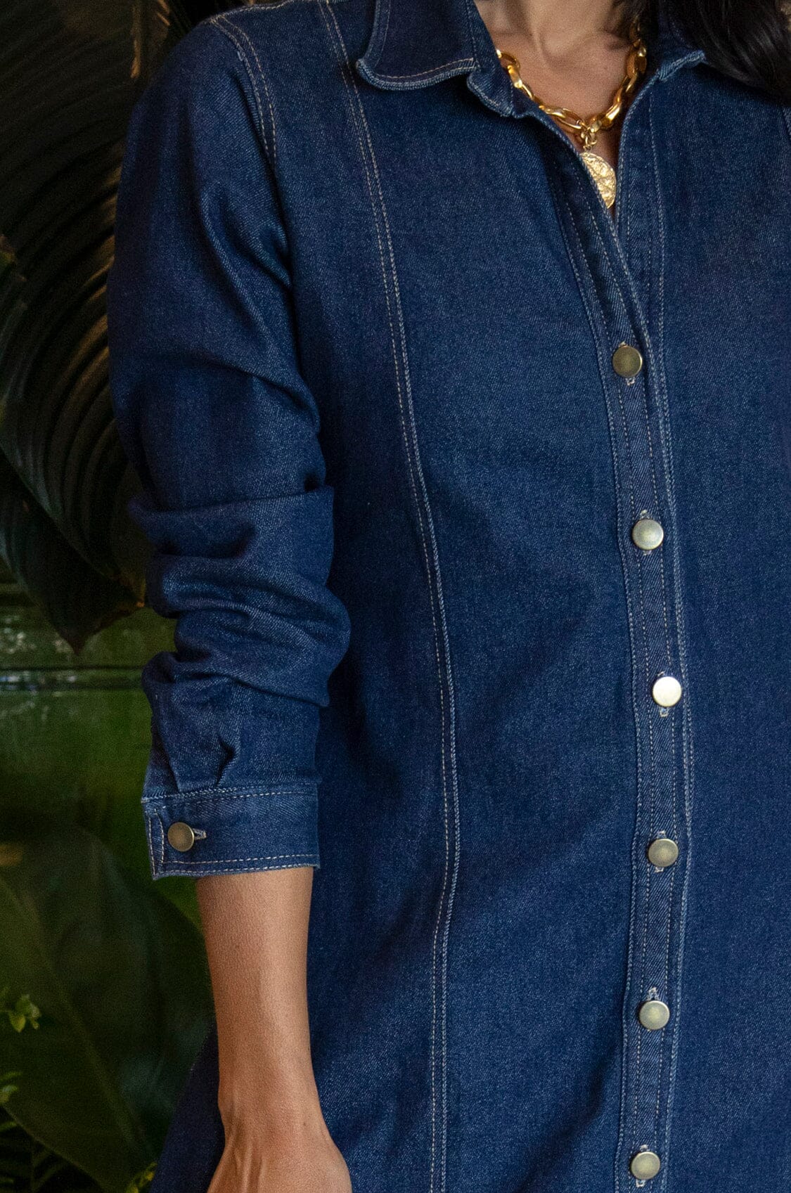 Larisa Long Sleeve Denim Dress