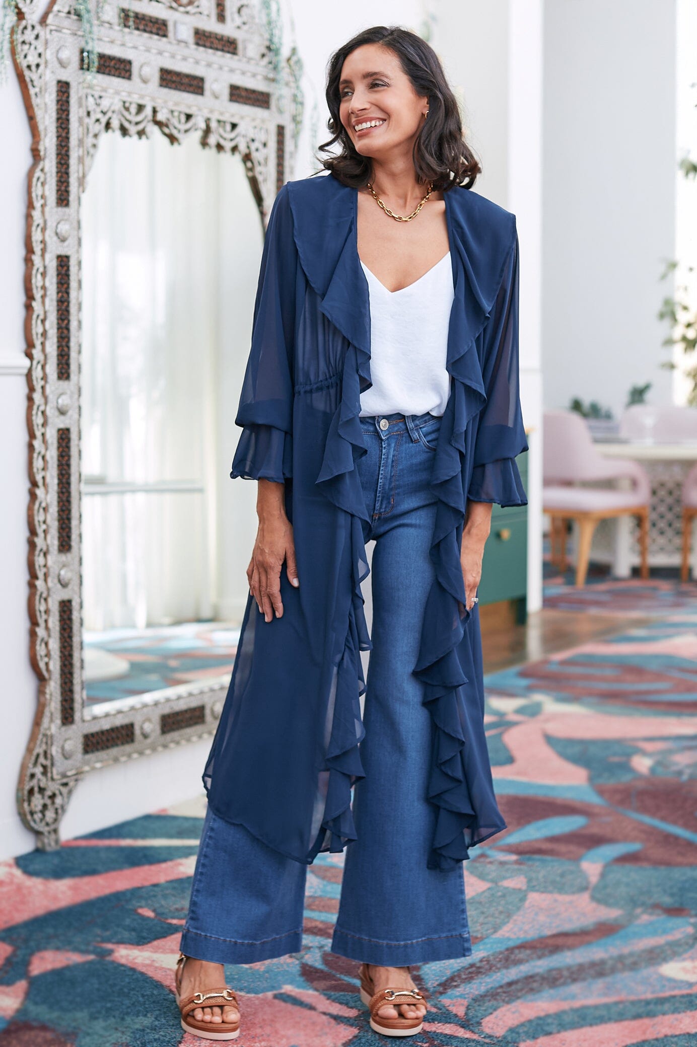 Ashley Cape Navy