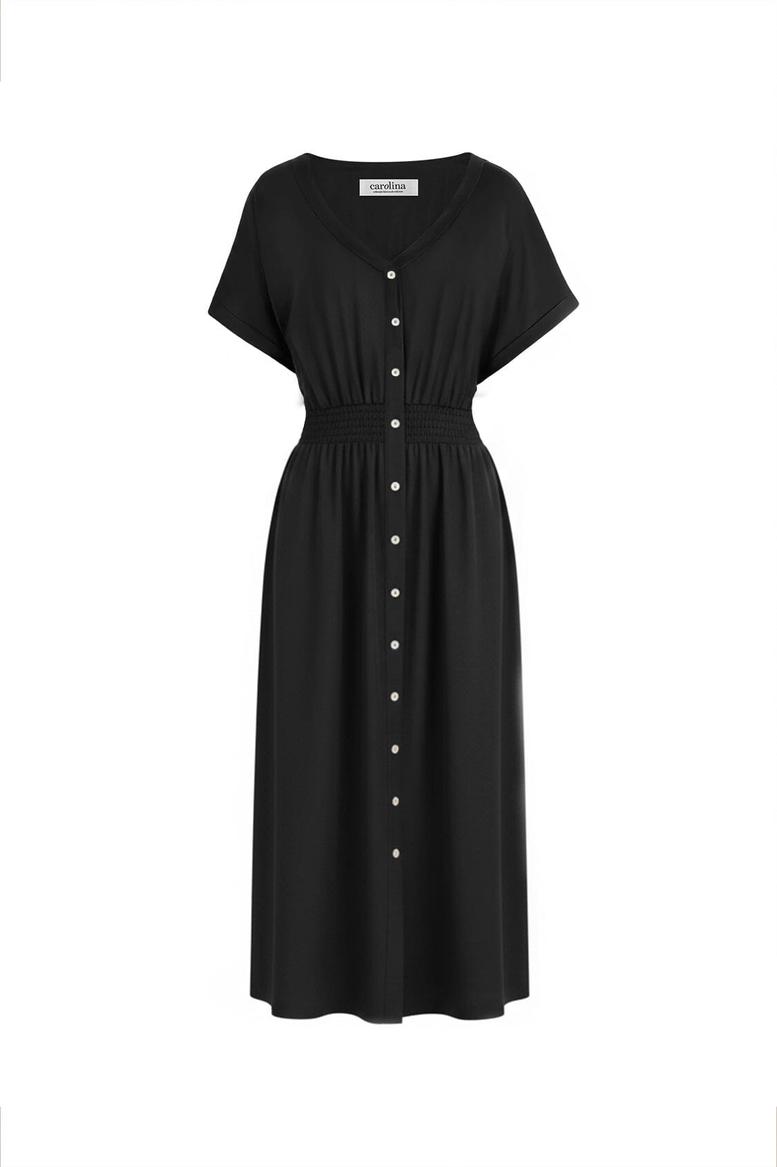 Georgina Short Sleeve Dress Black