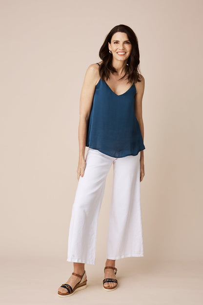 Ana Reversible Neckline Camisole Top Navy