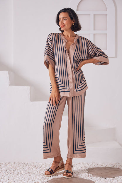 Alma Short Sleeve Top Espresso