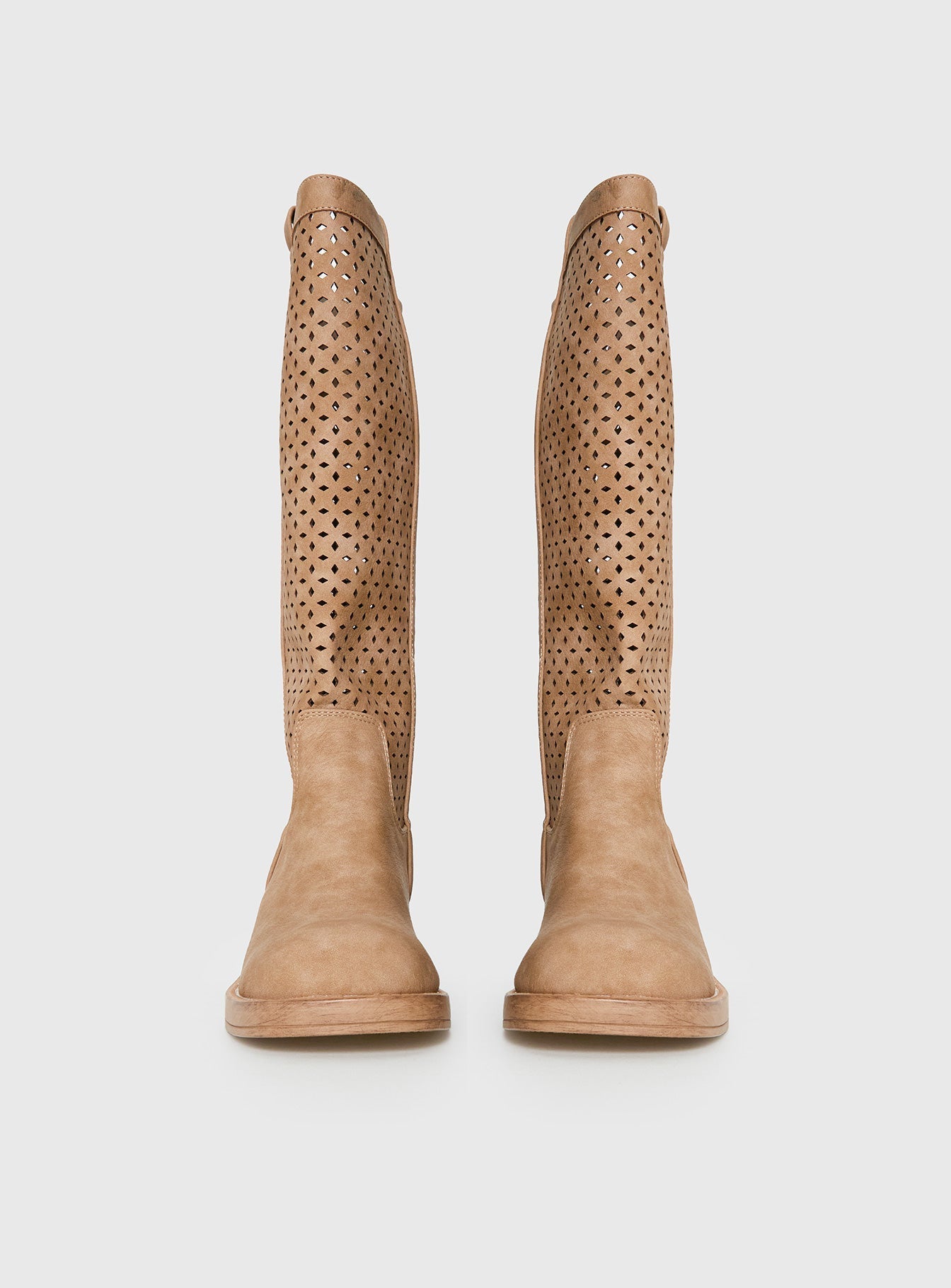 Therapy Festival Knee High Boots Natural
