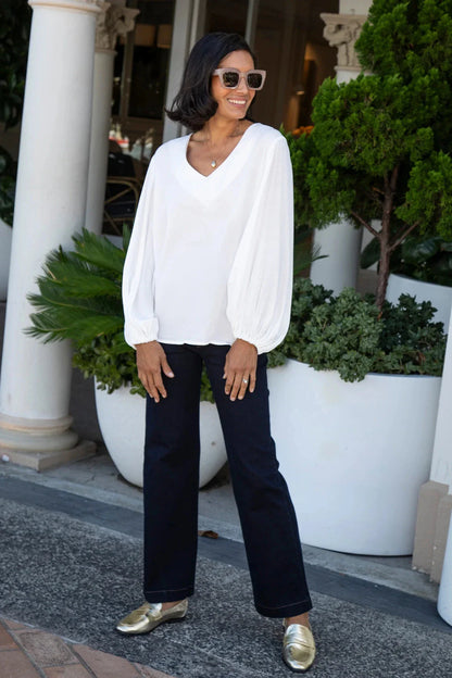 Lucy Straight Leg Dark Denim Jeans