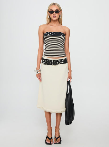 Virenna Strapless Top Multi