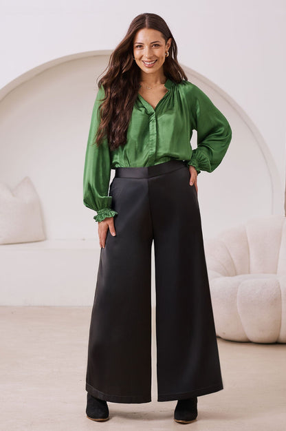 Sloane Wide Leg Pants Black