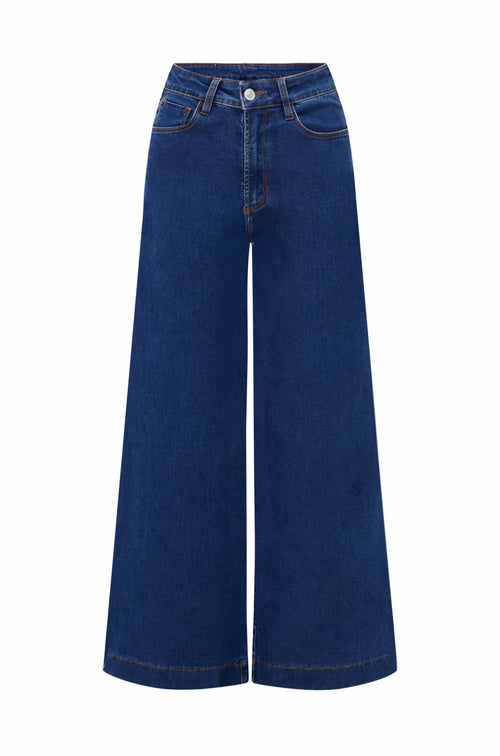 Alina Wide Leg Denim Jeans