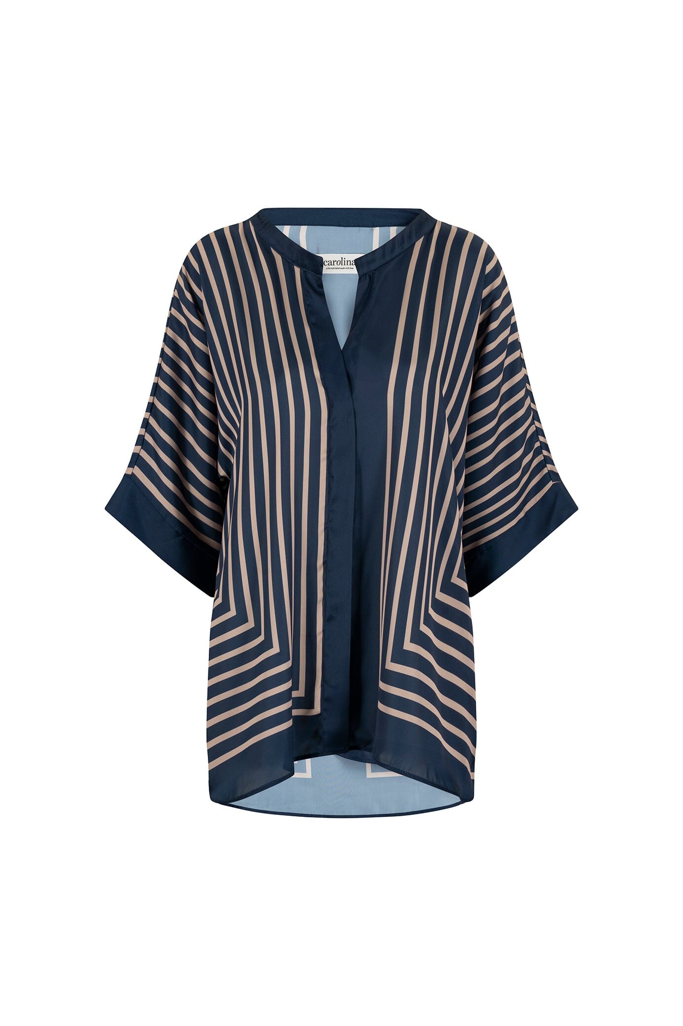 Alma Short Sleeve Top Navy