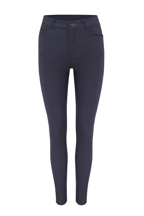 Amber Coated Skinny Jeans Navy
