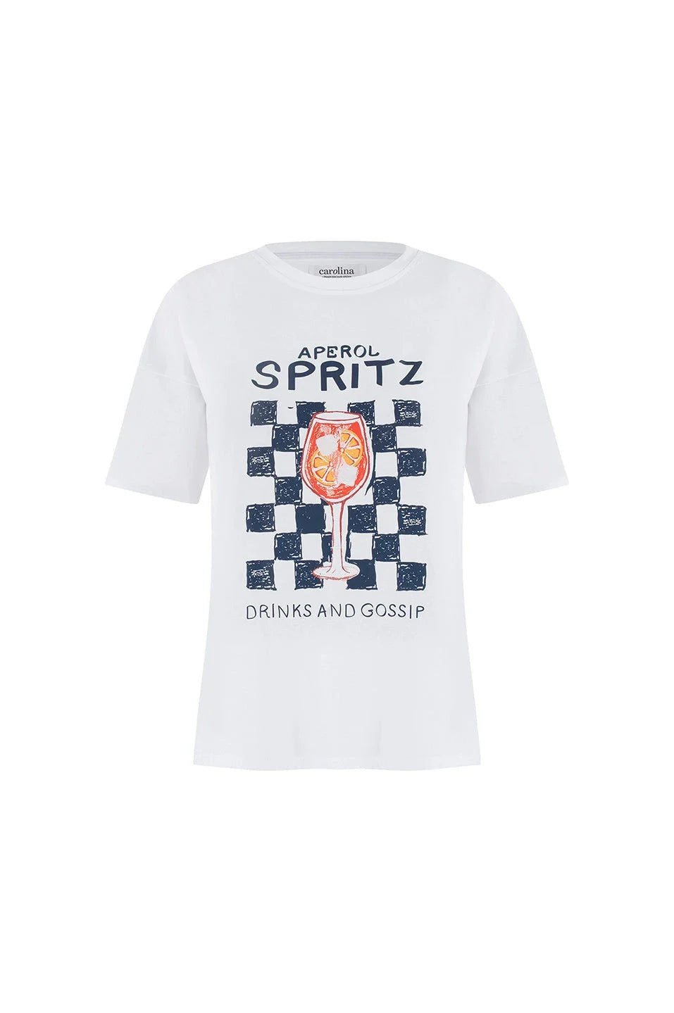 Aperol Oversized Graphic T-Shirt White
