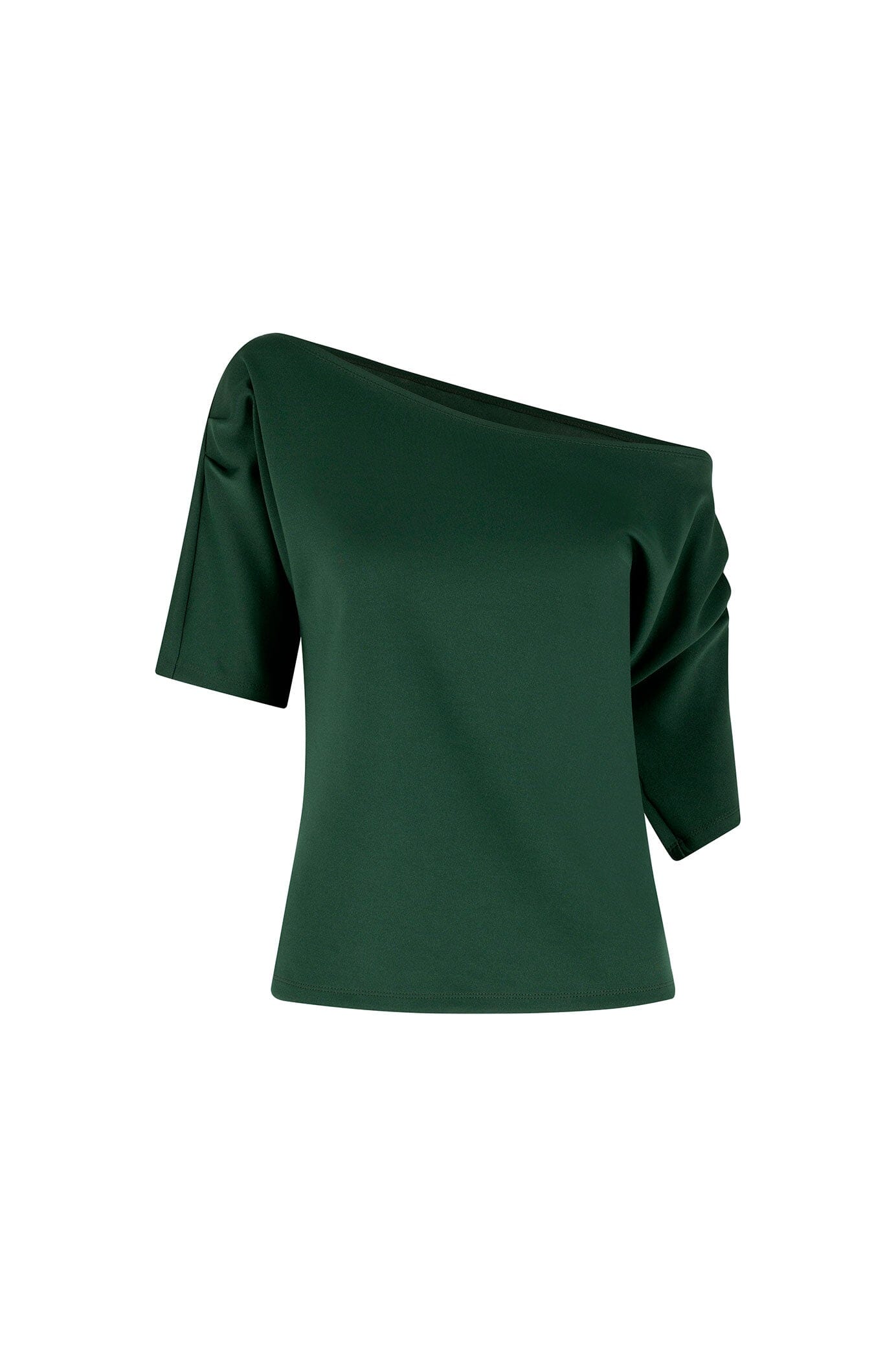 Claudette Off Shoulder Top Forest Green