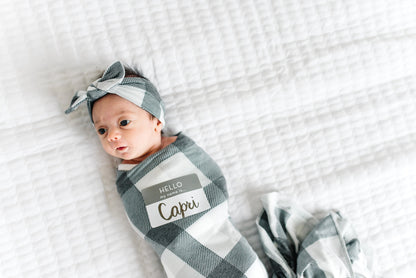 Knit Headband Bow - Hudson