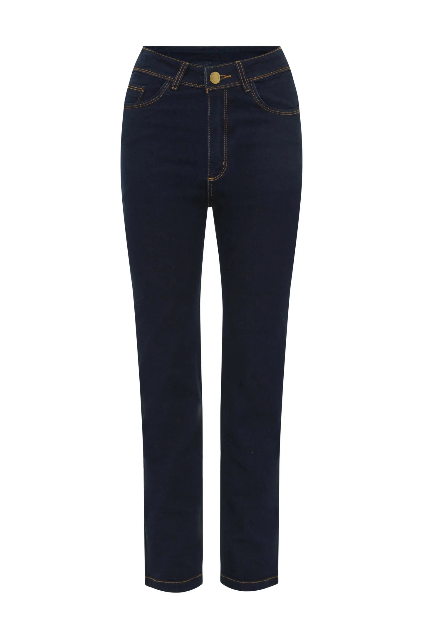 Katya Jeans Dark Denim Blue High Rise