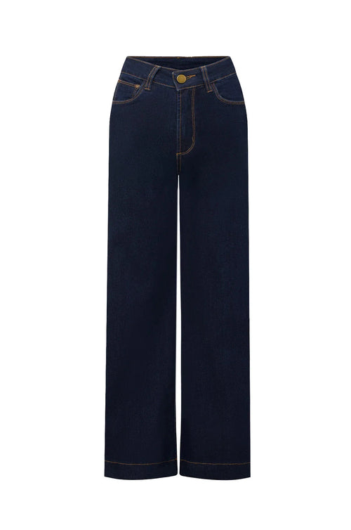 Lucy Straight Leg Dark Denim Jeans