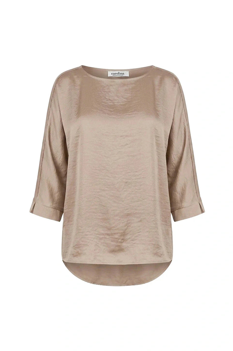 Martina Long Sleeve Top Taupe- Pre Order