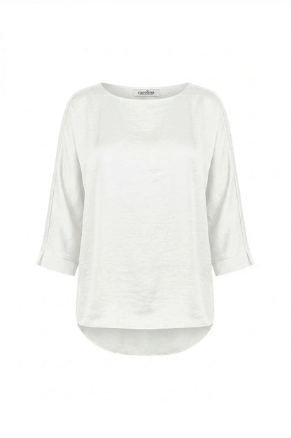 Martina Long Sleeve Top White - Pre Order