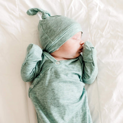 Newborn Knotted Gown - Emerson