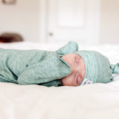 Newborn Knotted Gown - Emerson