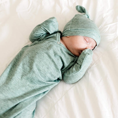 Newborn Knotted Gown - Emerson