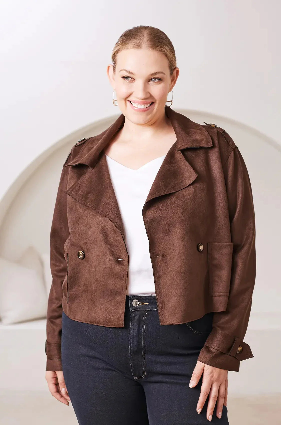 Piper Jacket Chocolate With Pocket