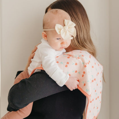 3 Pack Premium Burp Cloths - Cheery