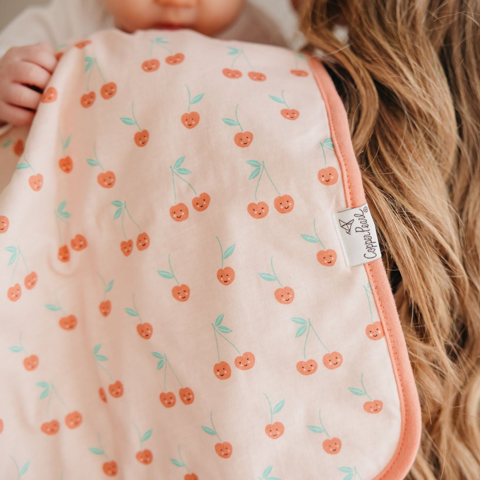 3 Pack Premium Burp Cloths - Cheery