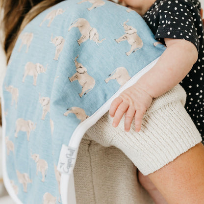 3 Pack Premium Burp Cloths - Peanut