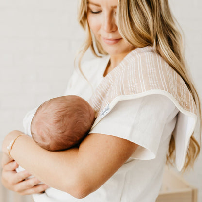 3 Pack Premium Burp Cloths - Peanut
