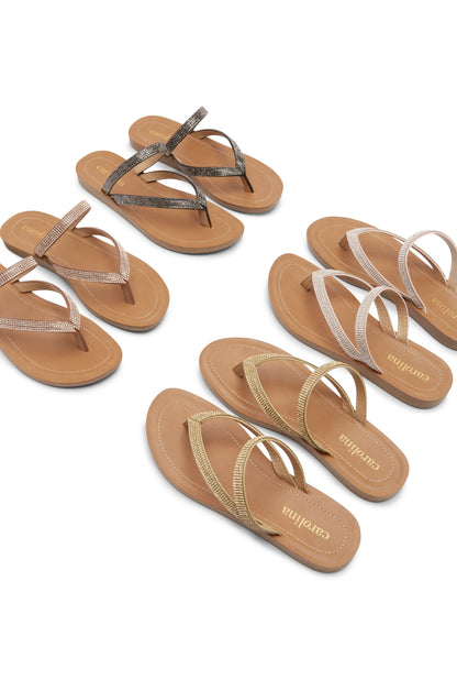 Samos Slides Rose Gold