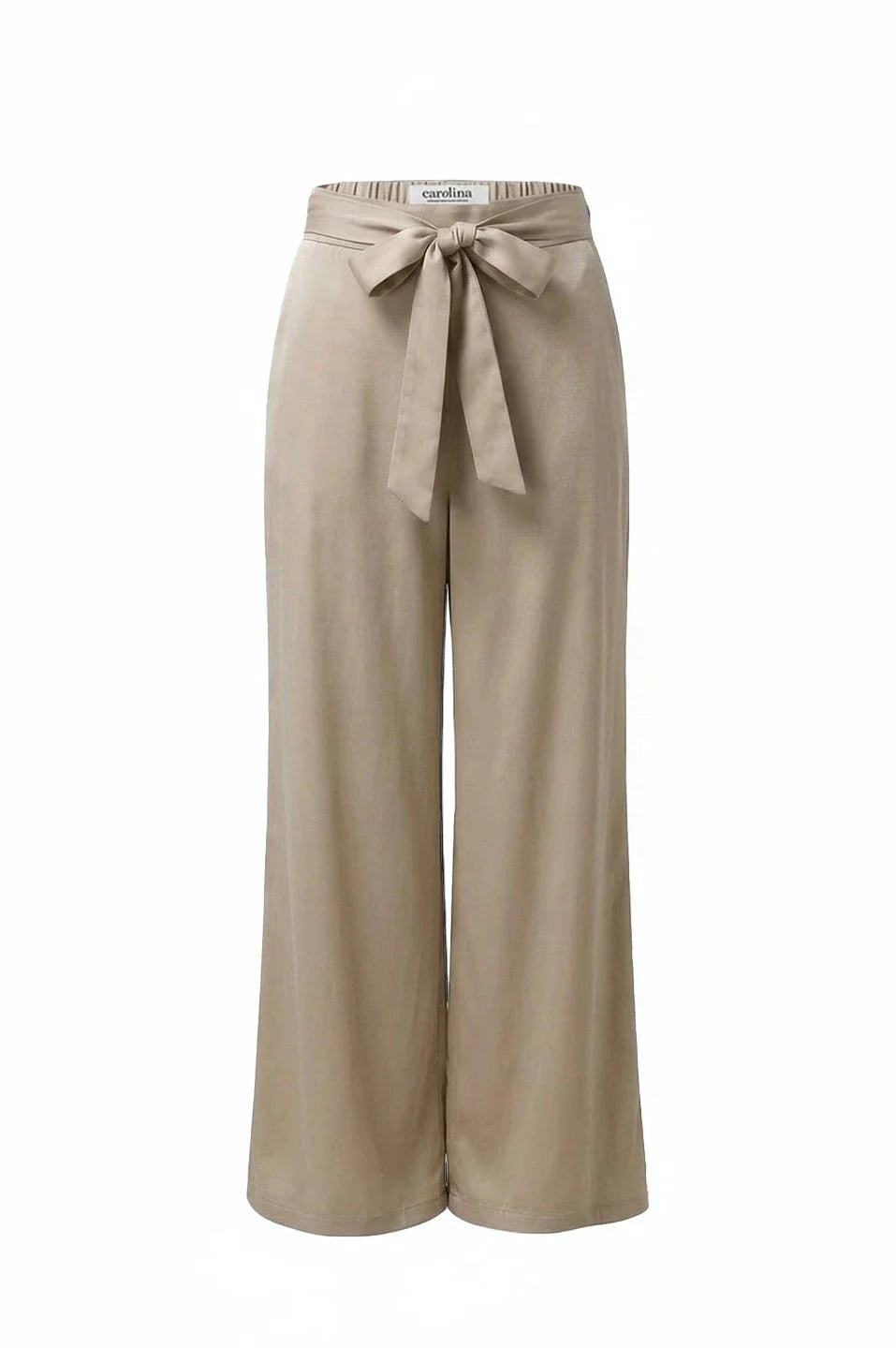 Sienna Tie Waist Wide Leg Pants Taupe - Pre Order