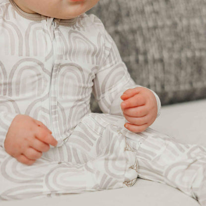 Zip-Up Footie Pajama - Bliss