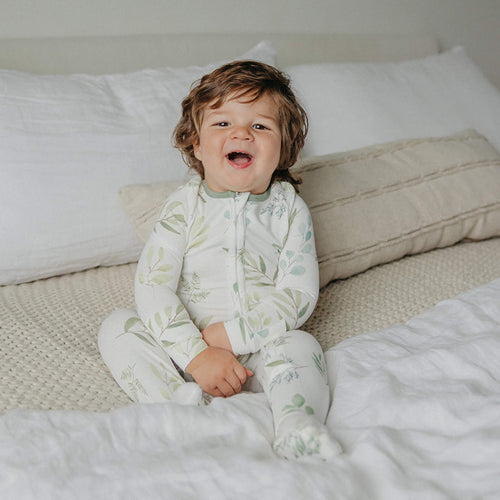 Zip-Up Footie Pajama - Haven