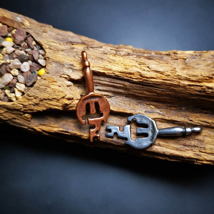 Amulet Pendant,The Key of Heart, Trantic Buddhism Dharma - Tibetan Buddhist amulet, view 4