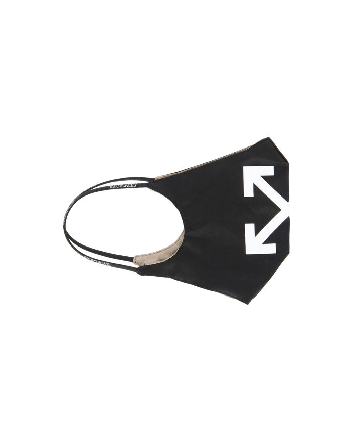 Off-White Arrow Simple Mask Black White   Homeware Design Items OMRG003F21FAB001 1001