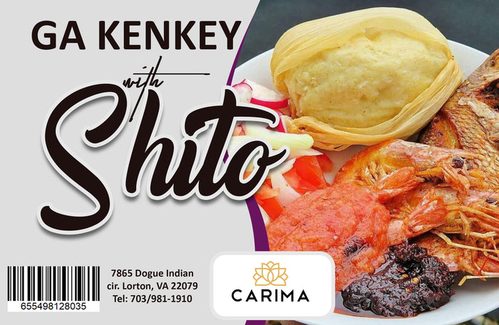 CARIMA 2 ga kenkey with Tasty shito
