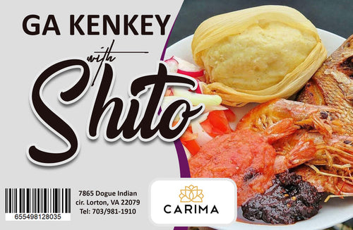 CARIMA 2 ga kenkey with Tasty shito