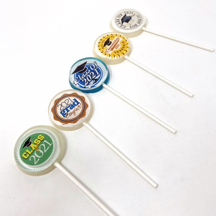Graduation Lollipops 5-piece set by I Want Candy!