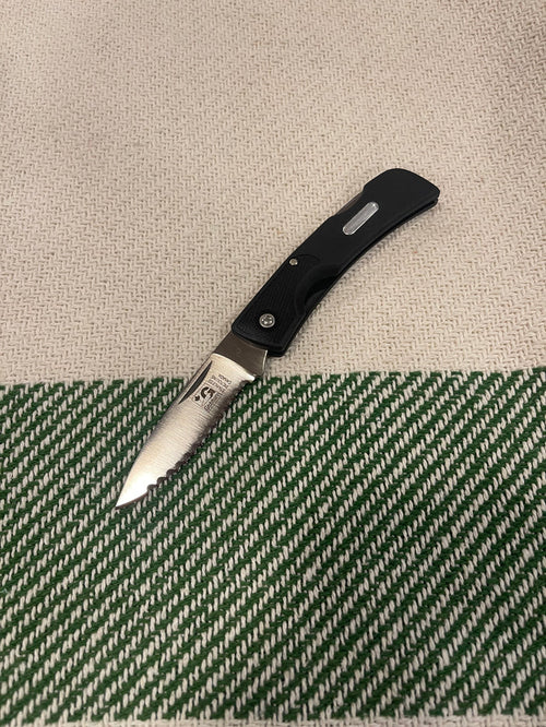 GROHMANN POCKET - Z390SW - Featherweight Serrated Lockblade - $68