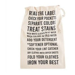 Instructions Laundry Bag