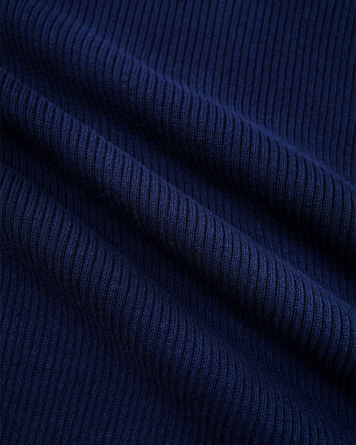Knitted Polo - Navy