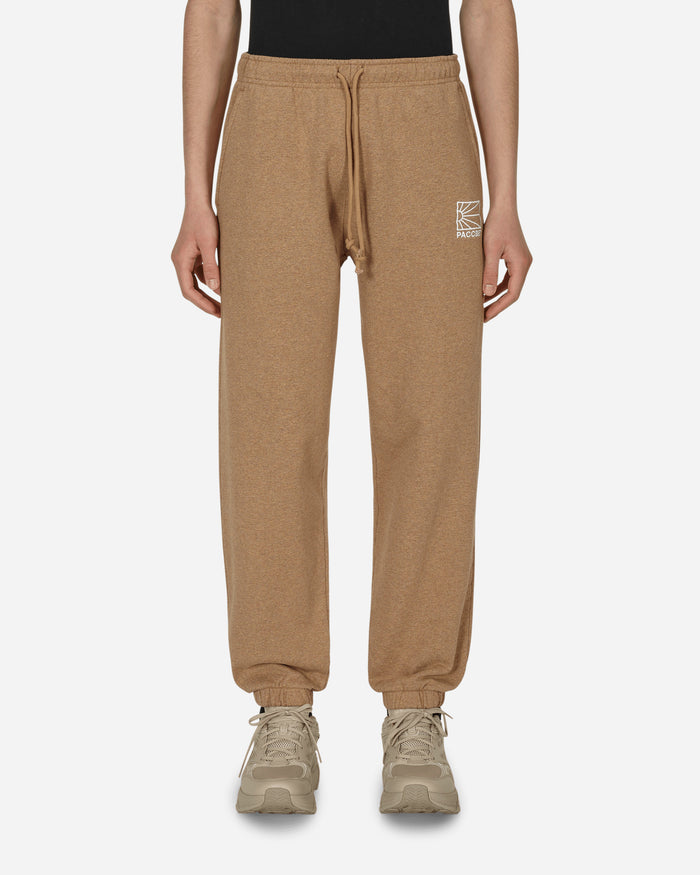 Paccbet Logo Sweatpants Knit Khaki Brown  Pants Sweatpants PACC10P011 1