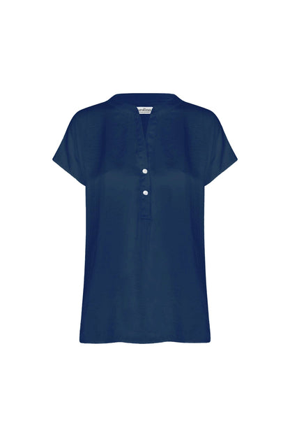 Nicole Short Sleeve Top Navy