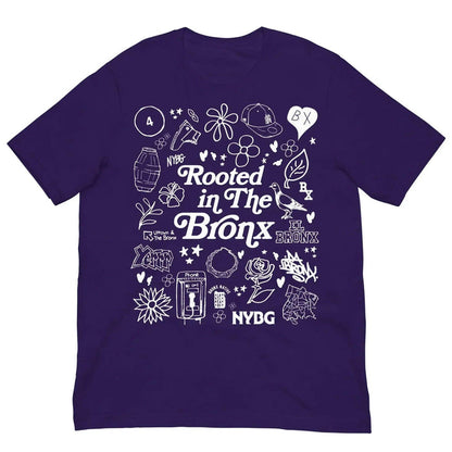 NYBG x Bronx Native Rooted In The Bronx T-Shirt by Bronx Native, Rooted in The Bronx t-shirts streetwear