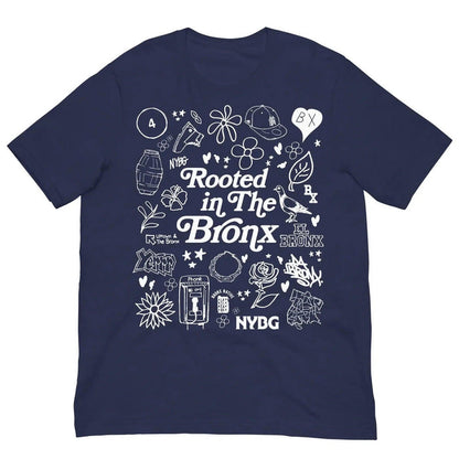 NYBG x Bronx Native Rooted In The Bronx T-Shirt by Bronx Native, Rooted in The Bronx t-shirts streetwear