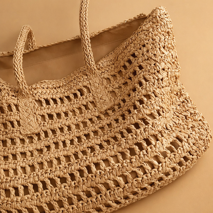 Olivia | Women’s Elegant Woven Tote Bag for Everyday Styling